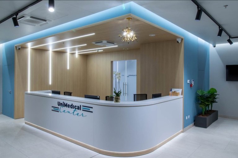 UniMedical Center recepció, ETO Park Győr