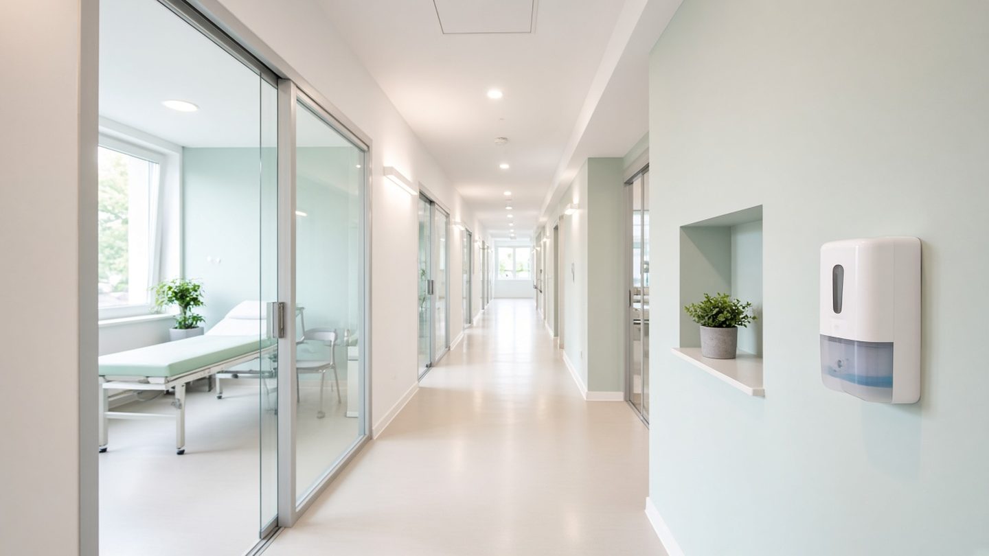 Tiszta egészségügyi folyosó – rendelői és klinikák környezete